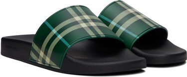 Asusteet Burberry Burberry Check Pool Slides Vihreä | 8113264, 3