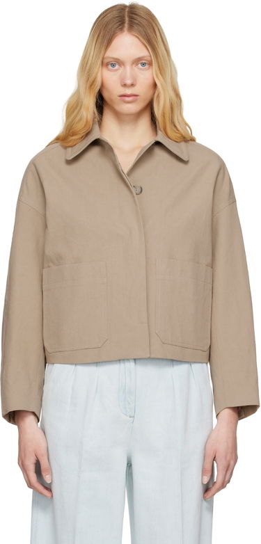 Takki A.P.C. A.P.C. Bianca Cropped Jacket Beige | COGXT-F32005, 0