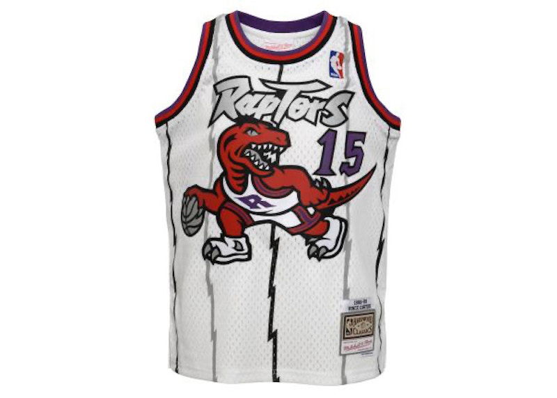 Jersey Mitchell & Ness Toronto Raptors Vince Carter 1998-99 Swingman Jersey Valkoinen | 9N2B7BHM0-RAPVC-Y98