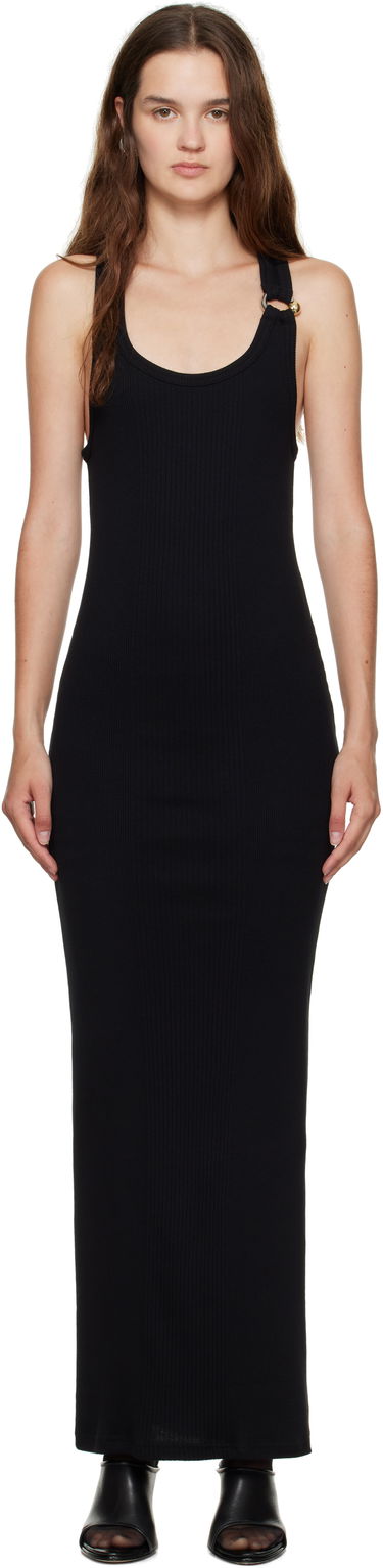 Mekko Jean Paul Gaultier Jean Paul Gaultier 'The Piercing' Maxi Dress Musta | 25/03-W-DR067-J014-00, 0