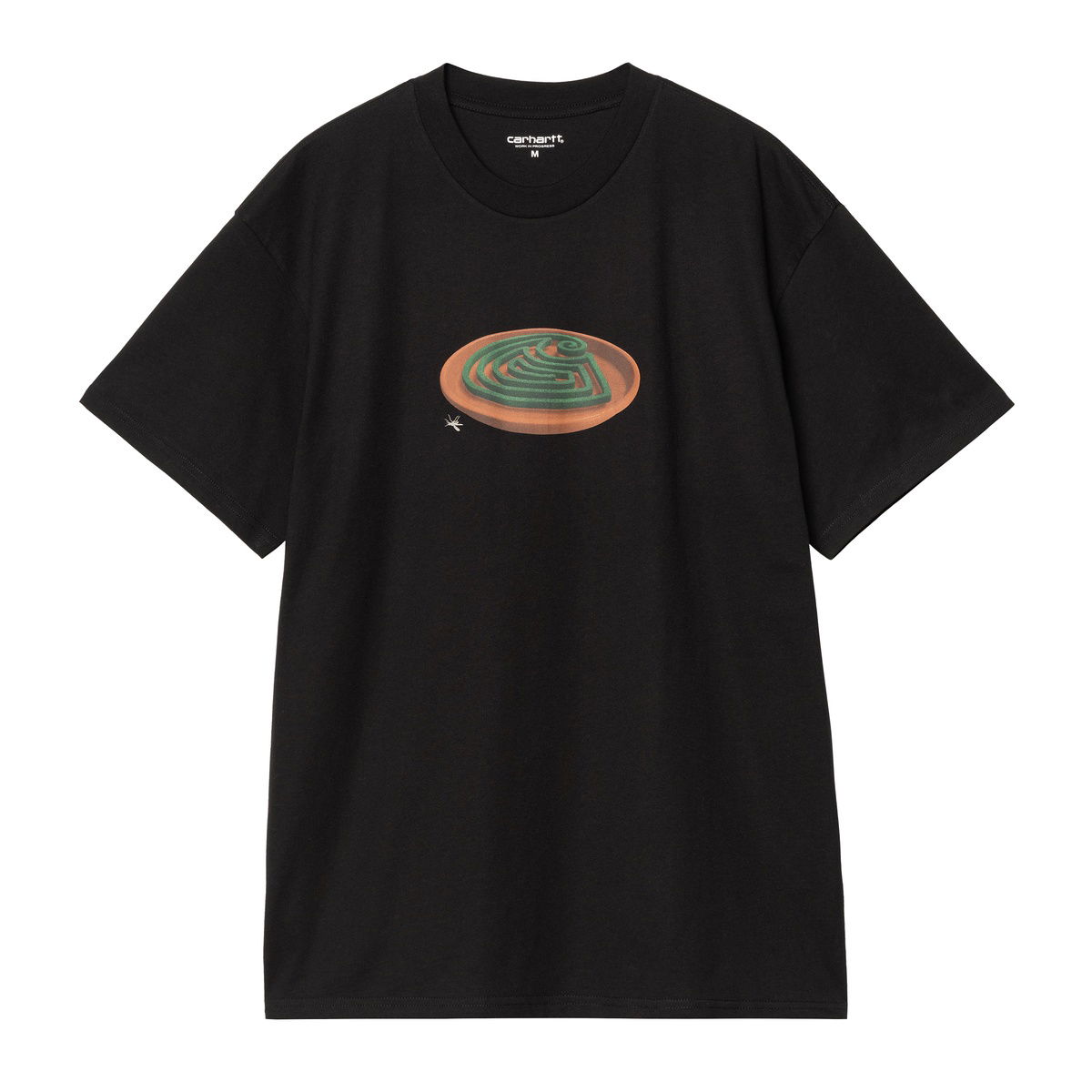 T-paita Carhartt WIP Carhartt WIP Spiral Graphic Short Sleeve T-Shirt Musta | I034670_9, 0