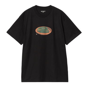 T-paita Carhartt WIP Carhartt WIP Spiral Graphic Short Sleeve T-Shirt Musta | I034670_9, 0
