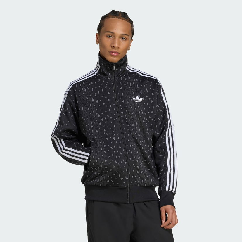 Takki adidas Performance Firebird Loose Leo Track Jacket Musta | JV7579