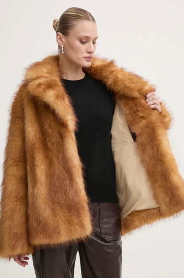 Takit STAND STUDIO Stand Studio Janice Faux Fur Jacket Ruskea | 61239.9156, 5