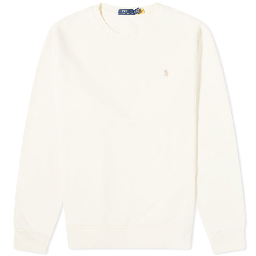 Huppari Polo by Ralph Lauren Polo Ralph Lauren Loopback Crew Sweat Clubhouse Cream Valkoinen | 710916689003