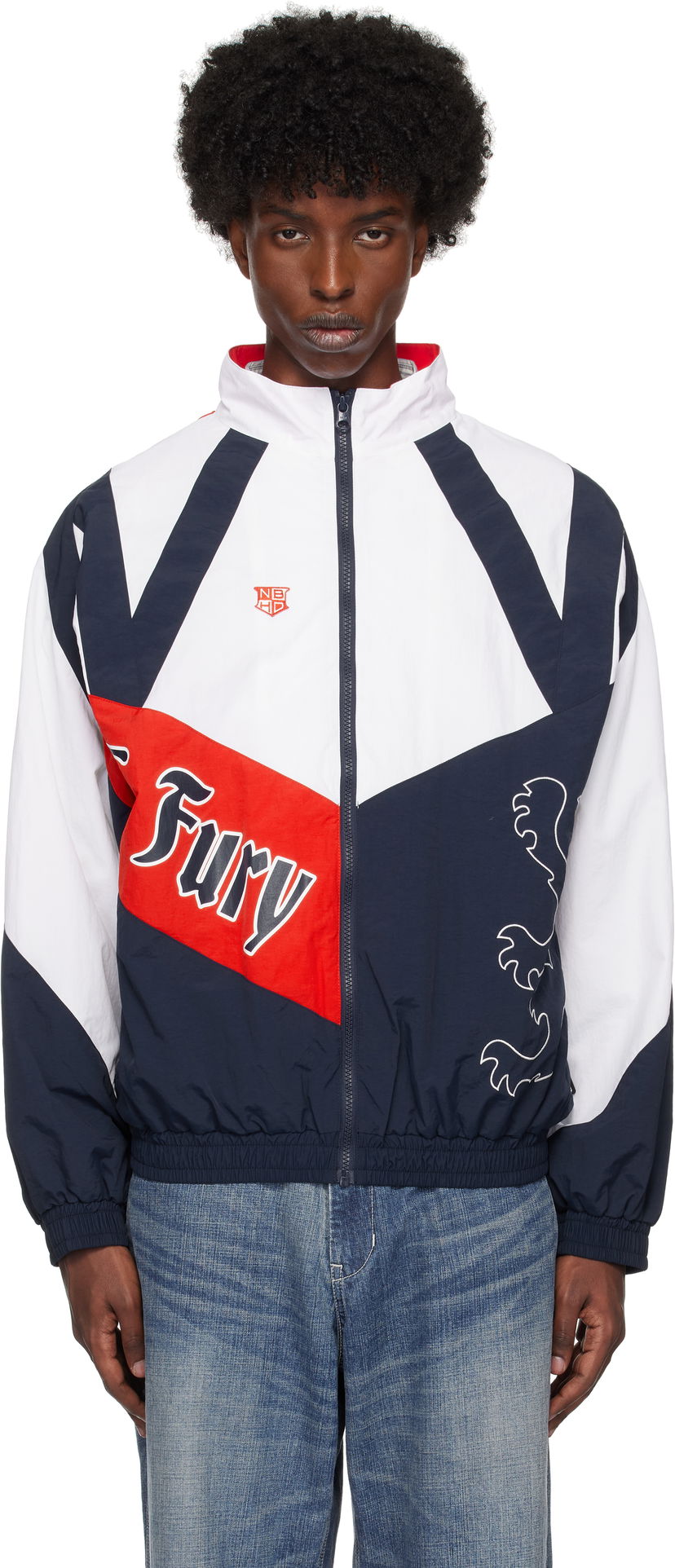 Takki Neighborhood Track Jacket Valkoinen | 242TSNH-JKM13