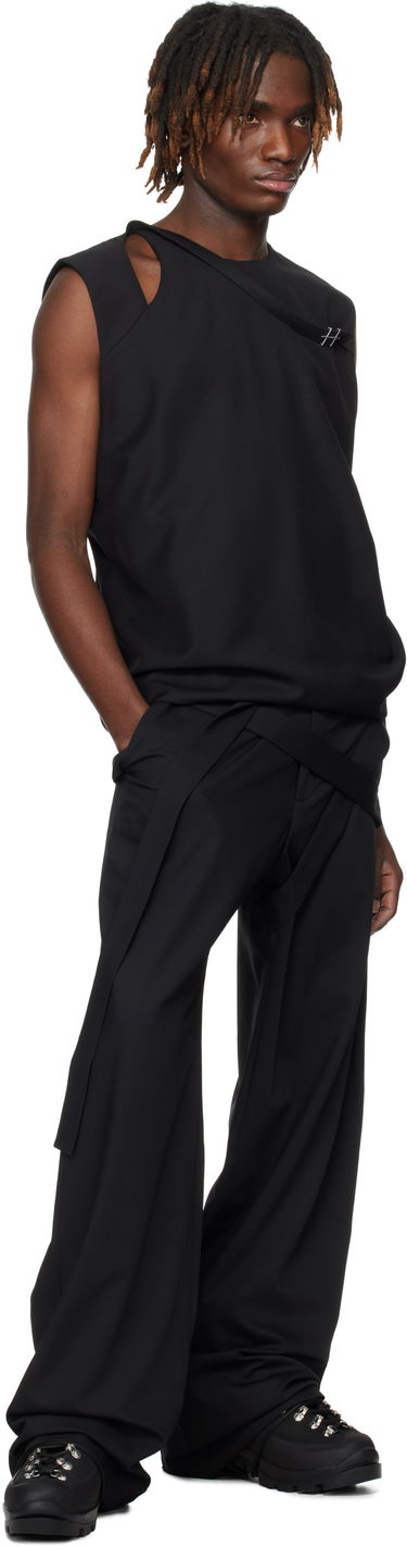 Housut HELIOT EMIL Heliot Emil Aegis Tailored Trousers Musta | PRESS25_M_10_182_BLK01_CO, 3