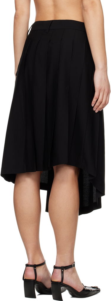 Hame Feng Chen Wang Feng Chen Wang Pleated Midi Skirt Musta | FUS19SK01B, 2