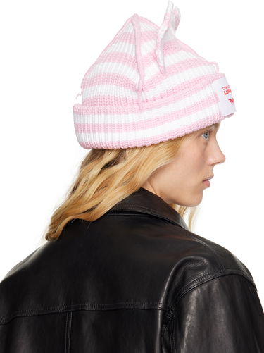 Pipo Charles Jeffrey Loverboy Charles Jeffrey LOVERBOY Chunky Ears Knit Beanie Vaaleanpunainen | 54131402, 2