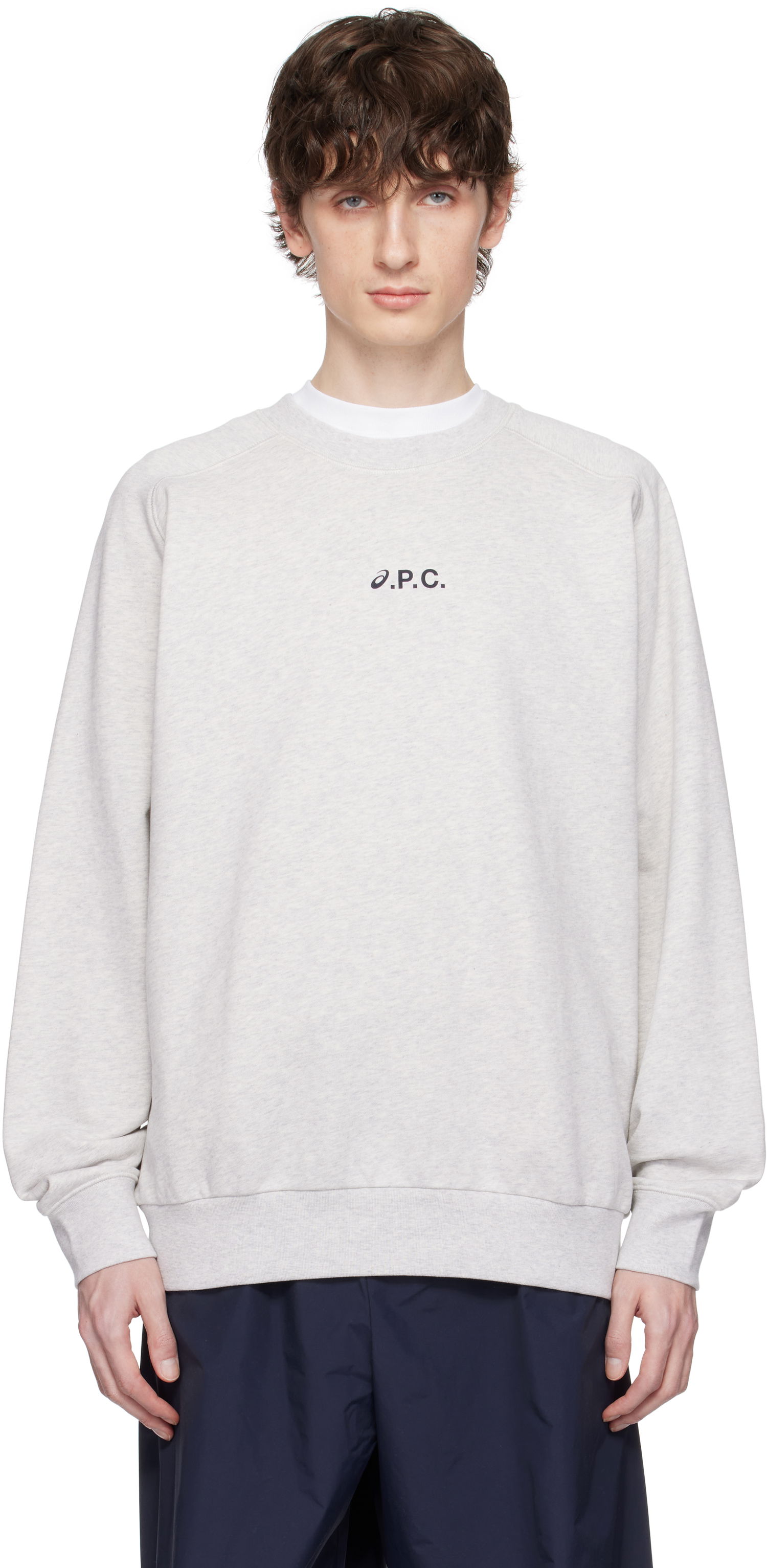 Villapaita A.P.C. A.P.C. ASICS Edition Lake Sweatshirt Harmaa | COEZD-H27958, 0