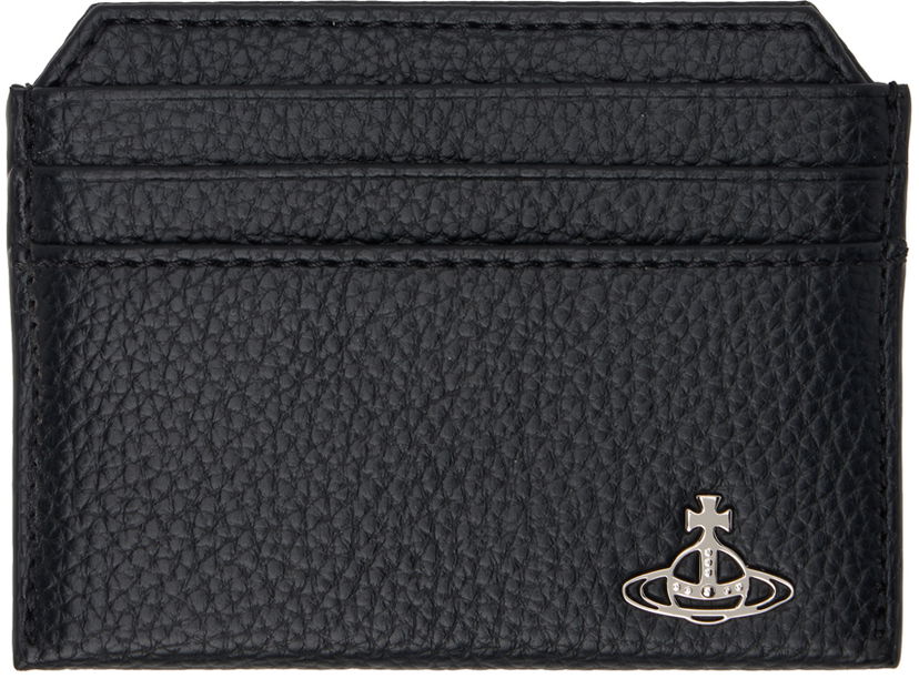 Vaatteet Vivienne Westwood Black Slim Card Holder Musta | 5403000BU-S000D-