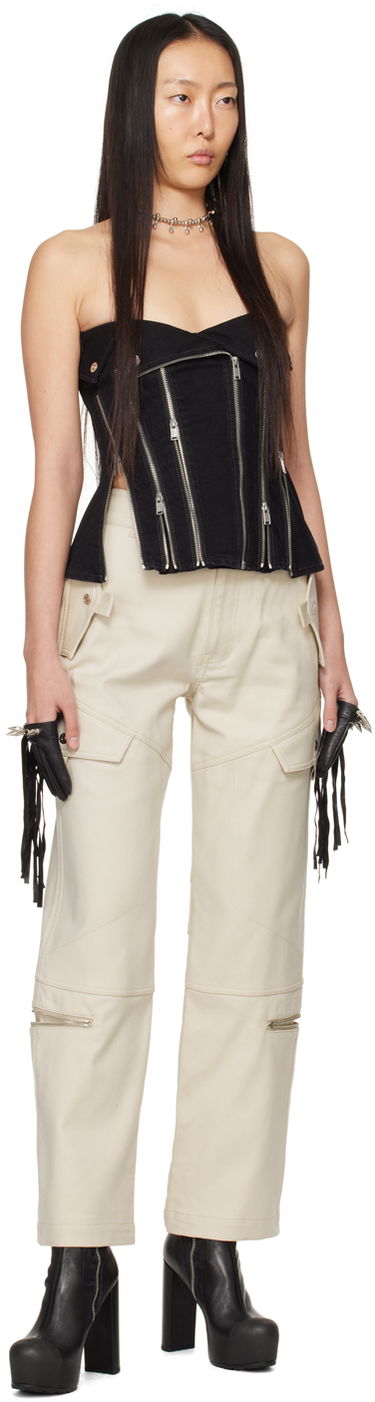 Cargo housut Dion Lee Tactical Cargo Pants Beige | C2179PS24, 3
