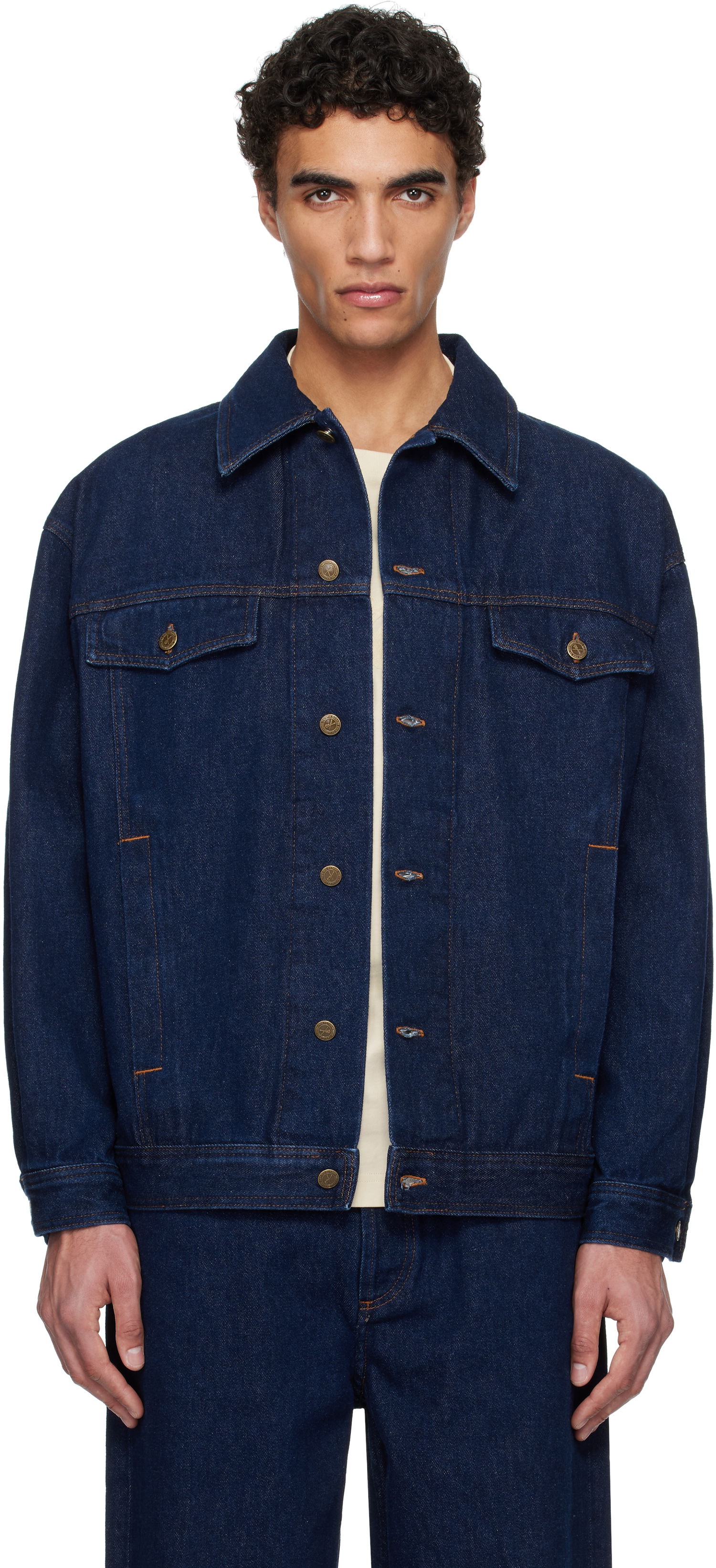 Takki A.P.C. A.P.C. Elvis Denim Jacket Sininen | COHJI-H02913, 0