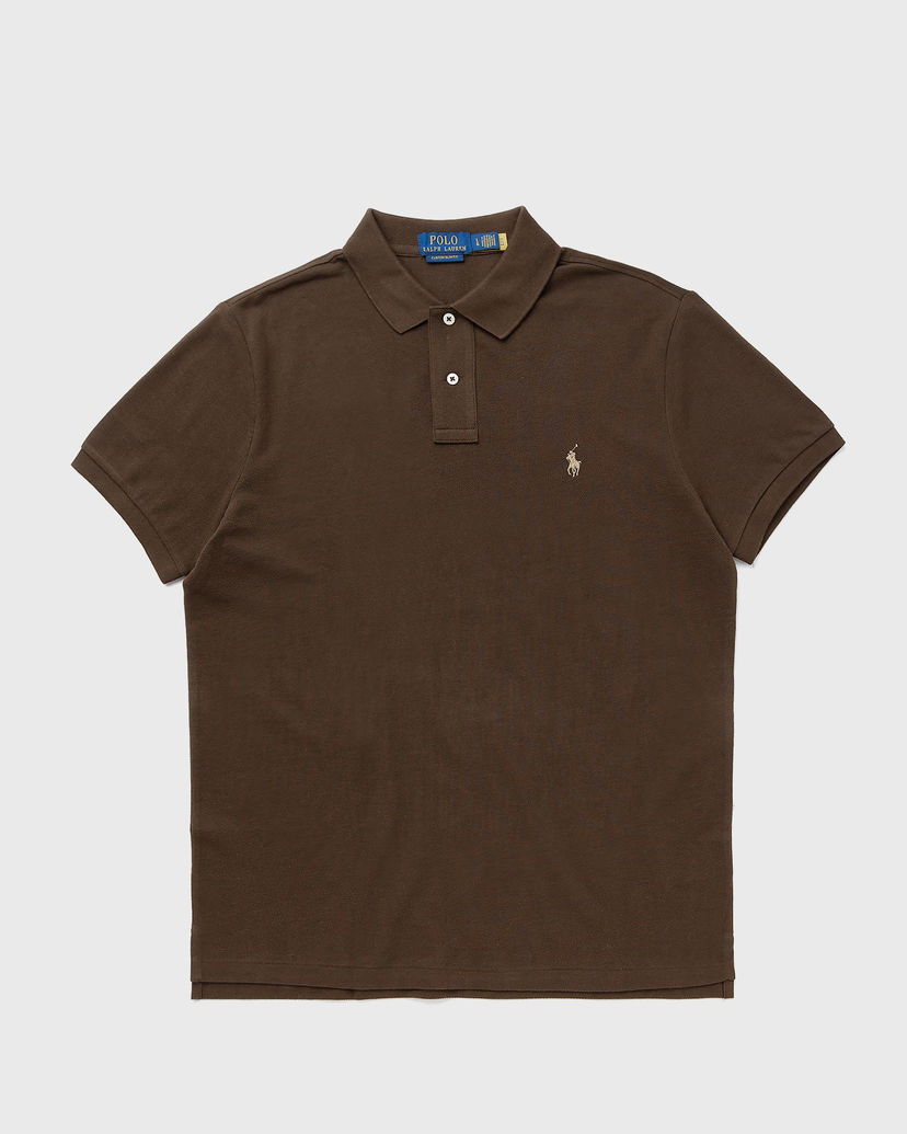 Poolopaita Polo by Ralph Lauren Polo Ralph Lauren Custom Slim Fit Polo Shirt Ruskea | 710680784449