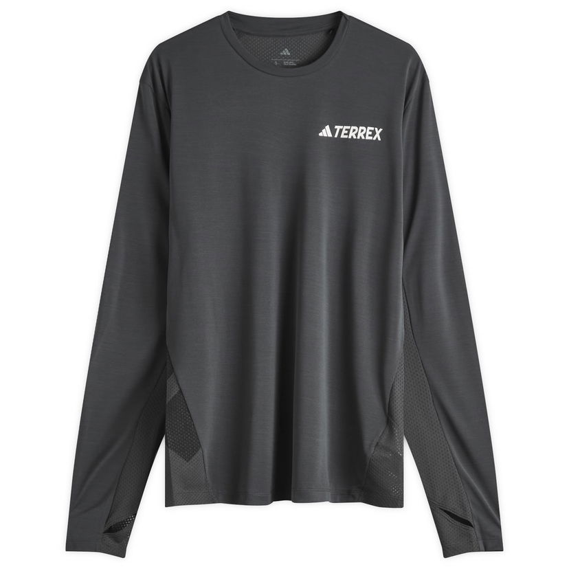 T-paita adidas Performance Terrex Xperior Climacool+ Long Sleeve T-Shirt, Size Small Harmaa | JL6343