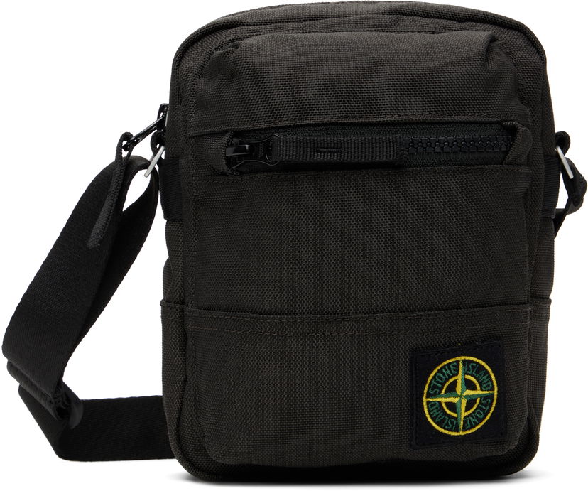 Olkalaukku Stone Island Stone Island CORDURA 1500 Crossbody Bag Musta | K1S15 9200014 S0075