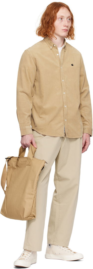 Housut Carhartt WIP Marv Relaxed Fit Trousers Beige | I033129, 3