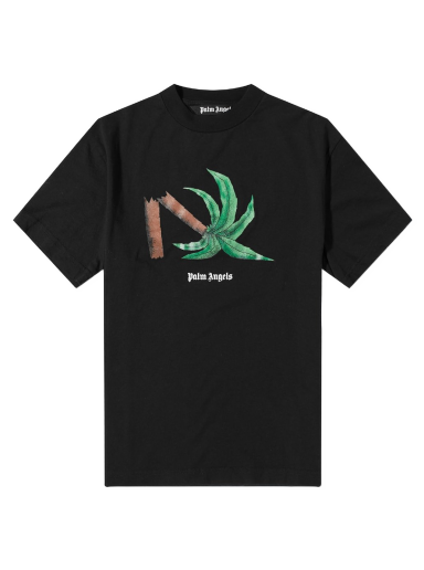 T-paita Palm Angels Broken Palm Tee Musta | PMAA001S22JER0221055