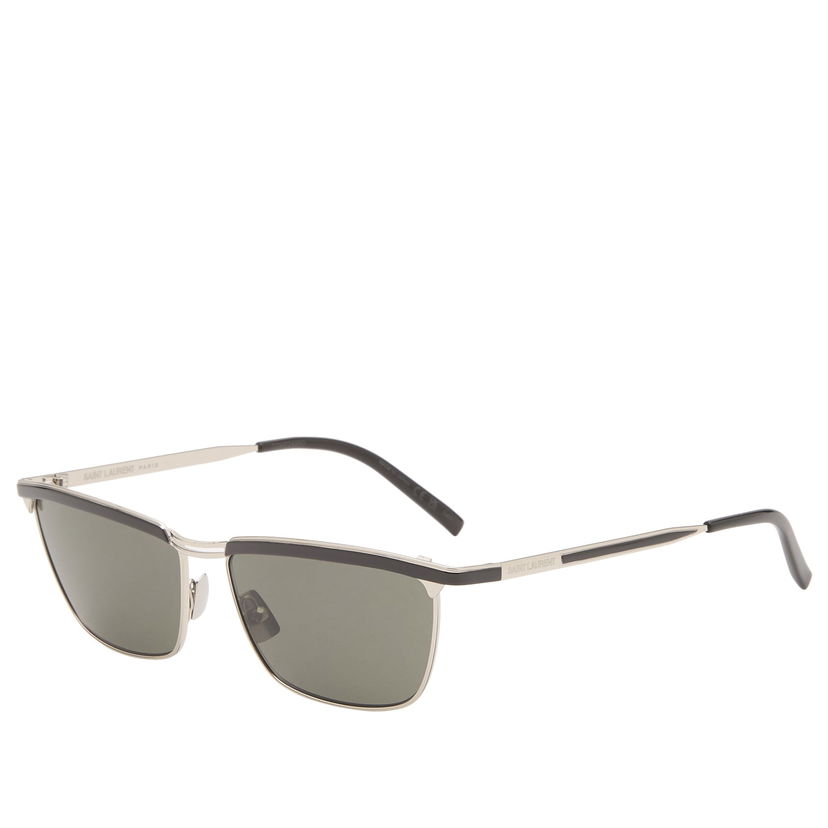 Aurinkolasit Saint Laurent Joe Rectangular Metal Frame Sunglasses Musta | SL-795-JOE-003