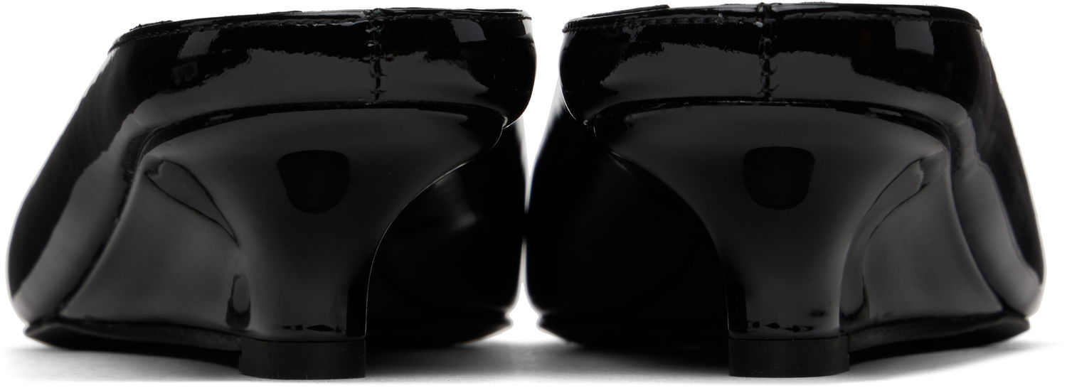 Tennarit ja kengät TOTEME Sharp Patent Wedge Mules by Musta | 251-WAS0179-LE0091, 1