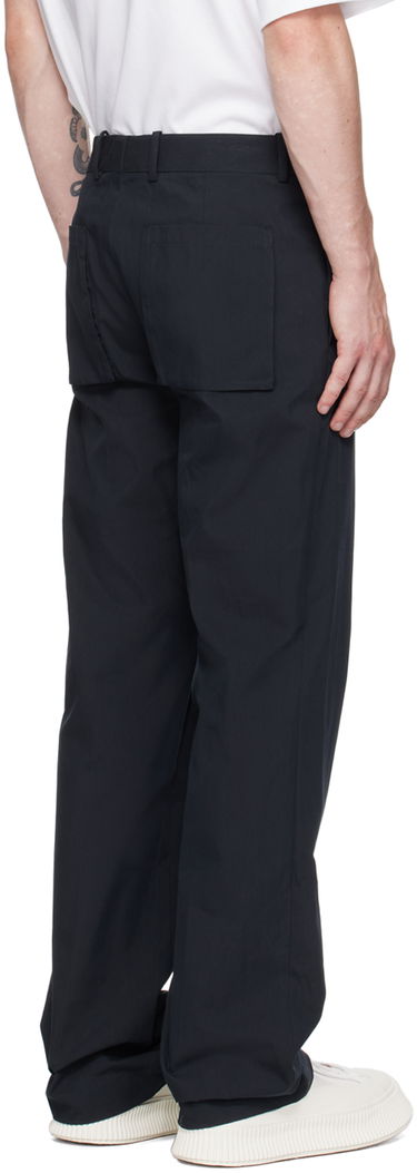 Cargo housut Helmut Lang Helmut Lang Utility Car Trousers Tummansininen | O04HM213, 2