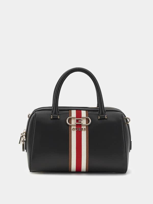 Käsilaukku GUESS Nelka Front-Stripe Handbag Musta | HWVG9307050, 0