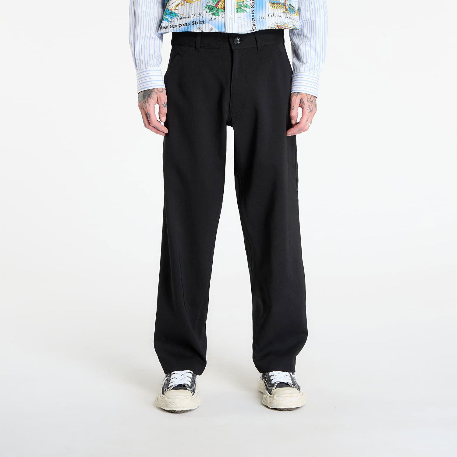 Housut Comme des Garçons Comme des Garçons SHIRT Trousers With Patch Pockets Musta | FP-P501-W25 Black, 0