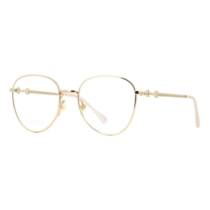 Aurinkolasit Gucci Gucci Horsebit Round Optical Glasses Metallinen | GG0880O-001