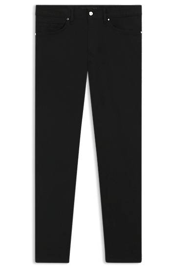 Jeans BOSS Porsche x BOSS Tapered-Fit Stretch Denim Jeans Musta | 50550924