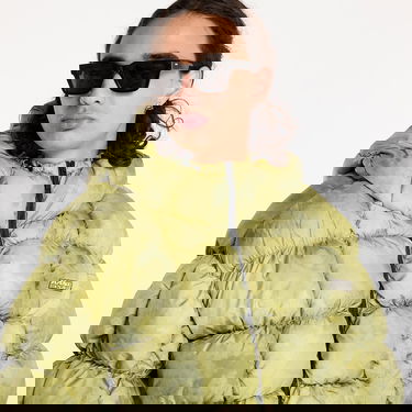 Puffer takki Karl Kani Jacket Sport Patch Square Quilted Puffer Jacket Lime Green L Keltainen | 60760018, 1