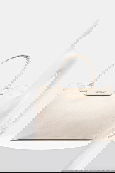 Kangaskassi Represent Clo Canvas Tote Bag Beige | MLM81137.31, 5