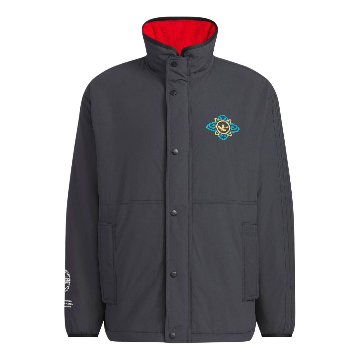 Parka adidas Originals Feifei Ruan Reversible Sherpa Jacket Musta | IX4209, 0