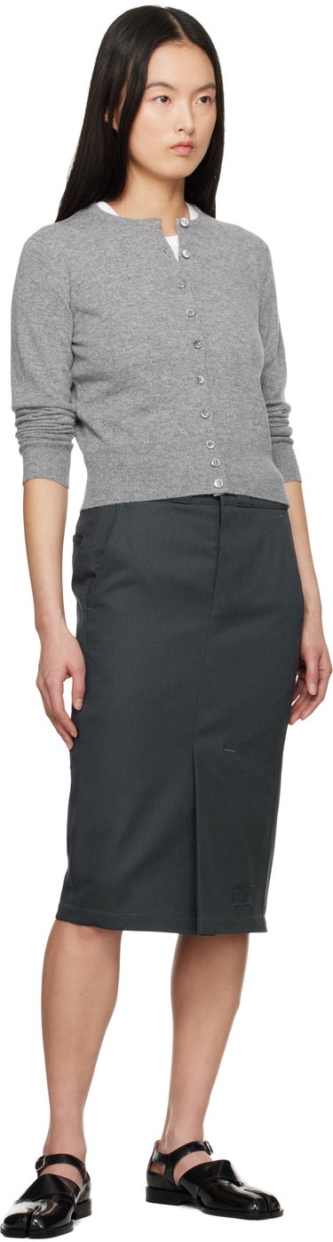 Hame Maison Margiela Maison Margiela Skater Chino Midi Skirt Harmaa | S51ME0028 S54042, 3