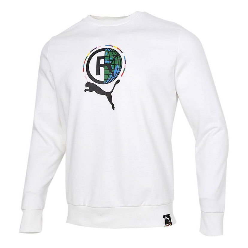Villapaita Puma Game Graphic Crewneck Sweatshirt Valkoinen | 531416-02