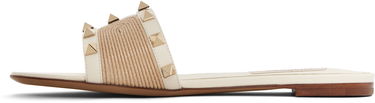 Asusteet Valentino Valentino Garavani Rockstud Slide Sandals Valkoinen | 6W0S0MH4HJQ, 2