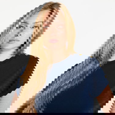 T-paita Tommy Hilfiger Tommy Hilfiger Gold Button Short Sleeve T-Shirt Tummansininen | WW0WW47455 C1G, 2