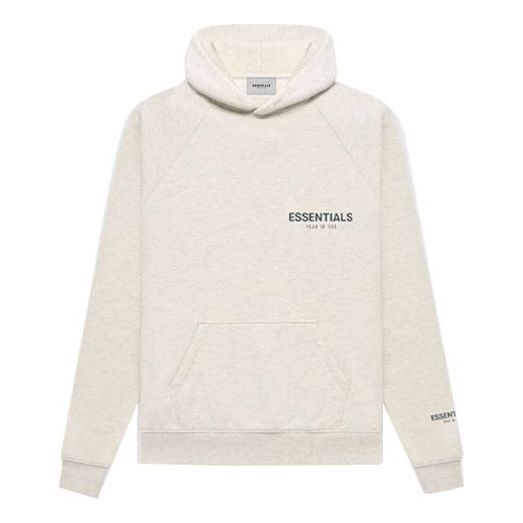 Huppari Fear of God Essentials Core Collection Hoodie Beige | FOG-FW21-167