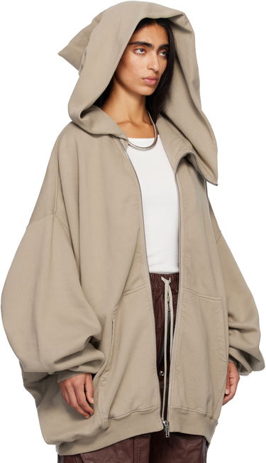 Huppari Rick Owens DRKSHDW Concordians Megamountain Hoodie Beige | DS02E7228 F, 1
