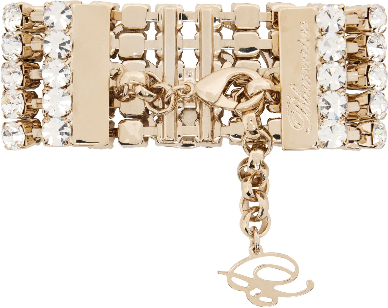 Rannerengas Blumarine Blumarine Rhinestone Chain Bracelet Metallinen | P522W324A, 1