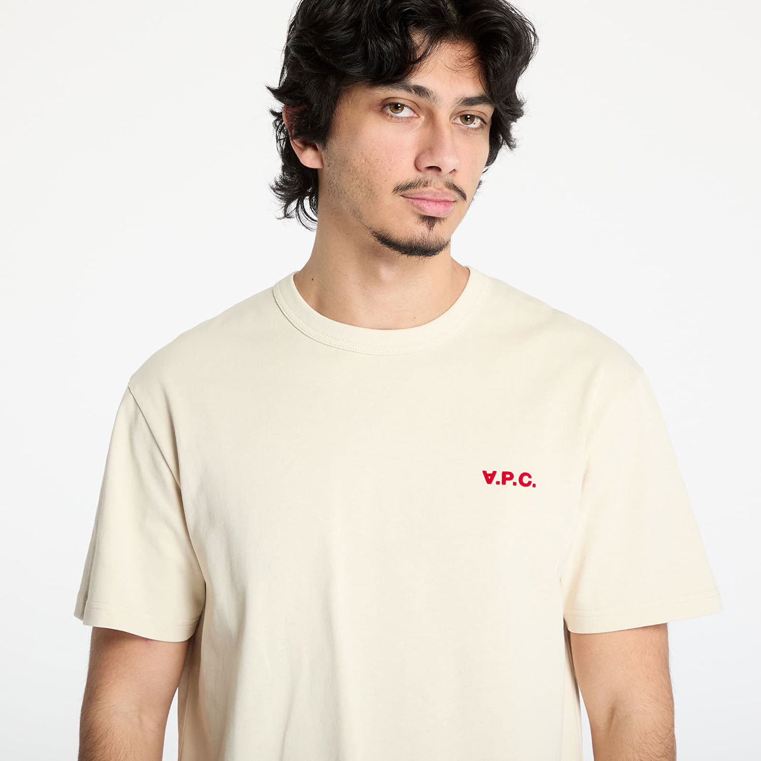 T-paita A.P.C. A.P.C. Boxy Petit VPC T-Shirt Beige | COHBQ-H26391 BLG, 1