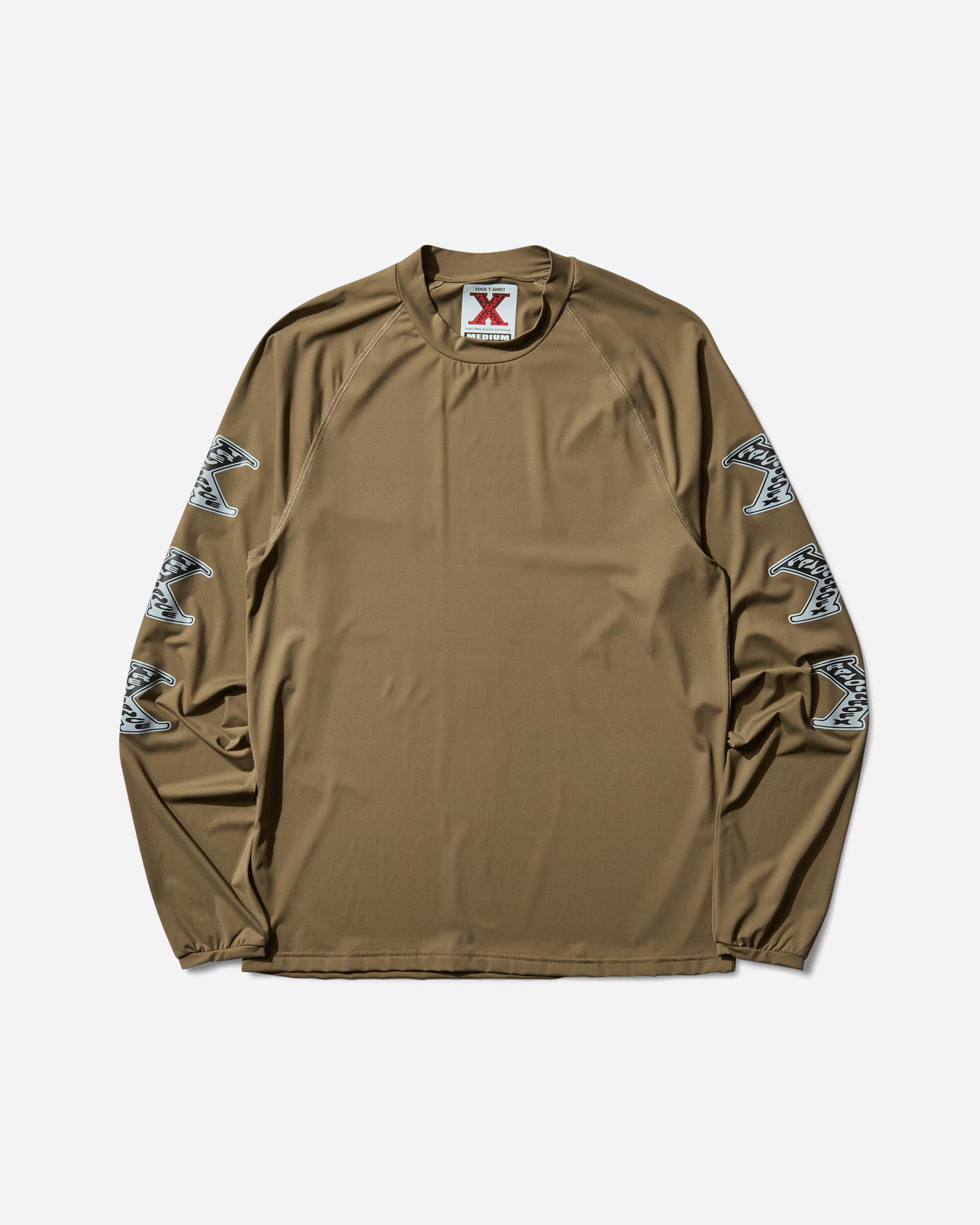 T-paita Rayon Vert Edge Xformance Long Sleeve T-Shirt Ruskea | S5RVLS02 BROWN, 1