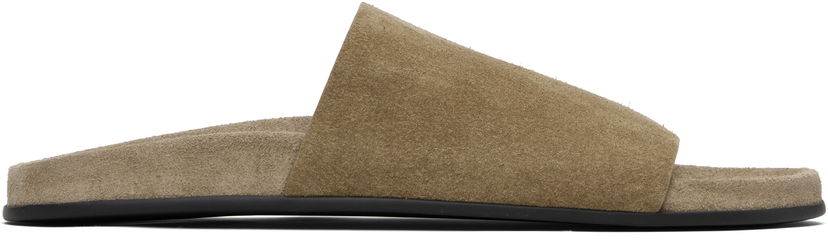 Asusteet The Row The Row Hugh Slide Sandals Beige | F1660-L302