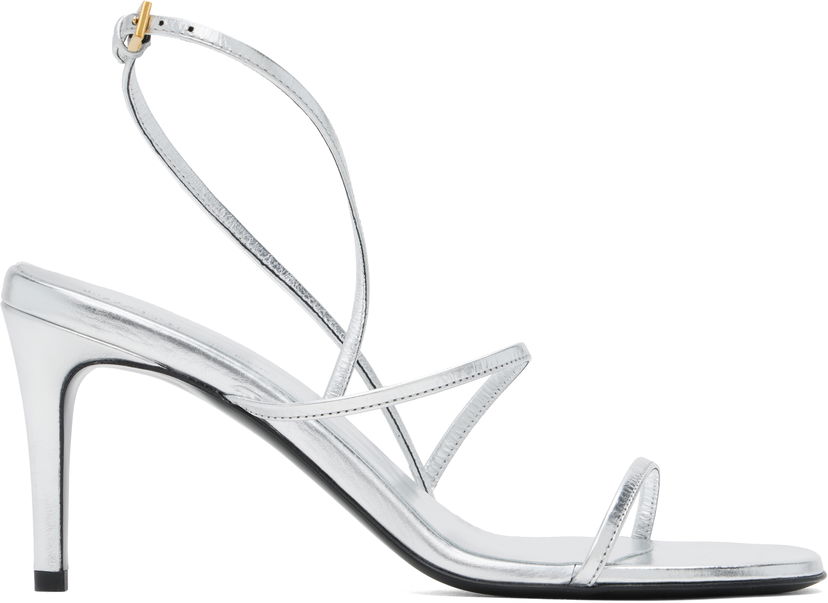 Tennarit ja kengät Khaite Loop Heeled Sandals Metallinen | F3075-772