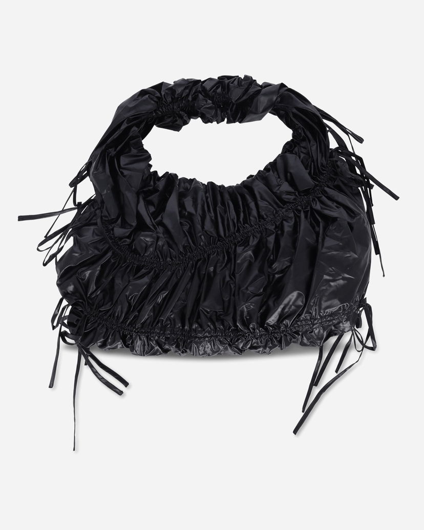 Olkalaukku OpéraSPORT Clariesse Ruched Drawstring Shoulder Bag Musta | W6AW24  4
