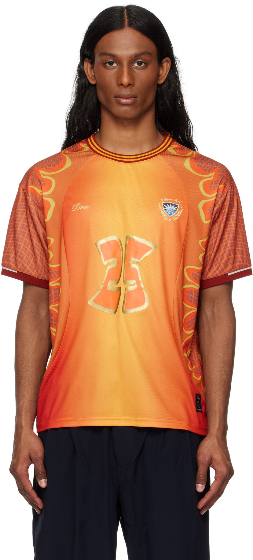 Jersey Dime Dime Holy Flame Jersey T-Shirt Oranssi | DIME2SP257HEL