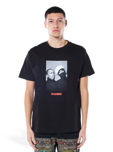 T-paita Pleasures Vocabulary Tee Musta | P22SP059-BLACK