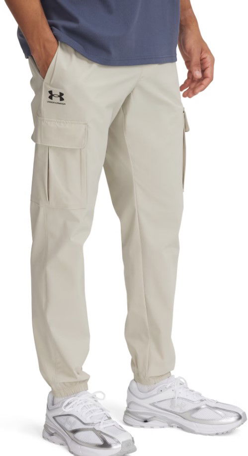Cargo housut Under Armour UA Vibe Woven Cargo Pants Beige | 1386558-289