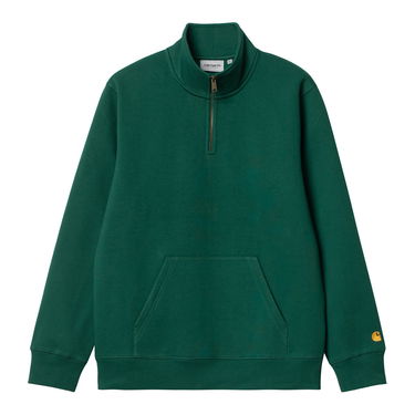 Huppari Carhartt WIP Chase Neck Zip Hoodie Vihreä | I033665_1YW_XX, 1