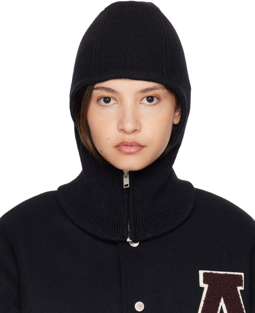 Pipo Ambush Rib Knit Balaclava Musta | BWLC002F24KNI0011000