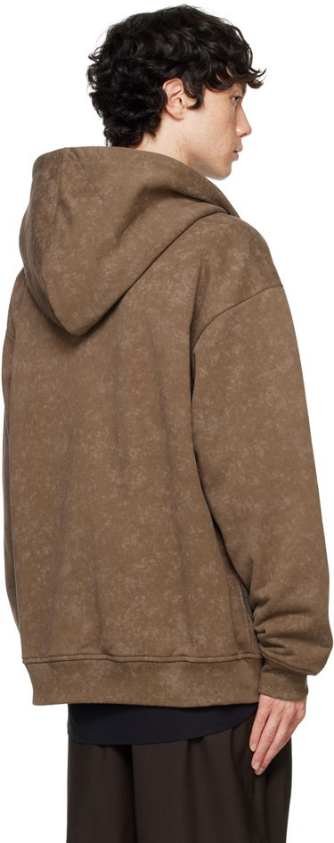 Huppari Feng Chen Wang Feng Chen Wang Deconstruction Print Zip Hoodie Ruskea | FUF18HD02, 2